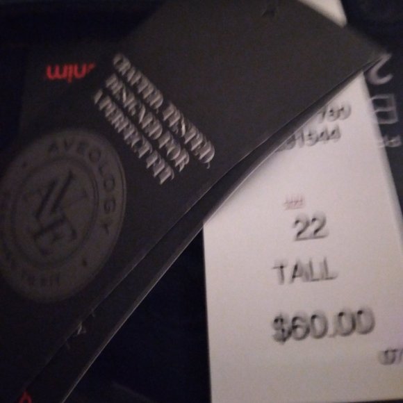 Avenue Denim Boot Leg Jeans  Size 22T - Picture 5 of 6